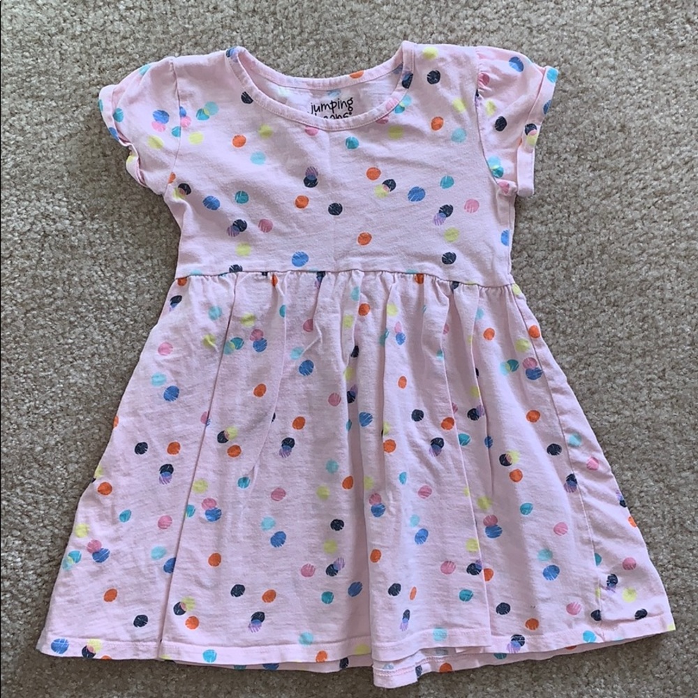 Polka dot 4T pink dress